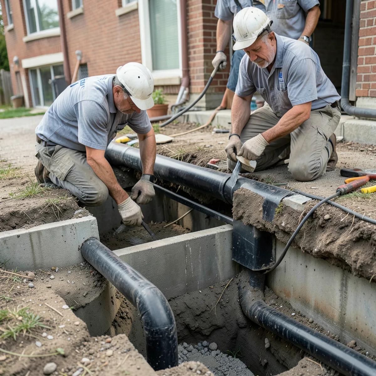 Diagram showing combined sewer surcharge during intense Evanston rainfall